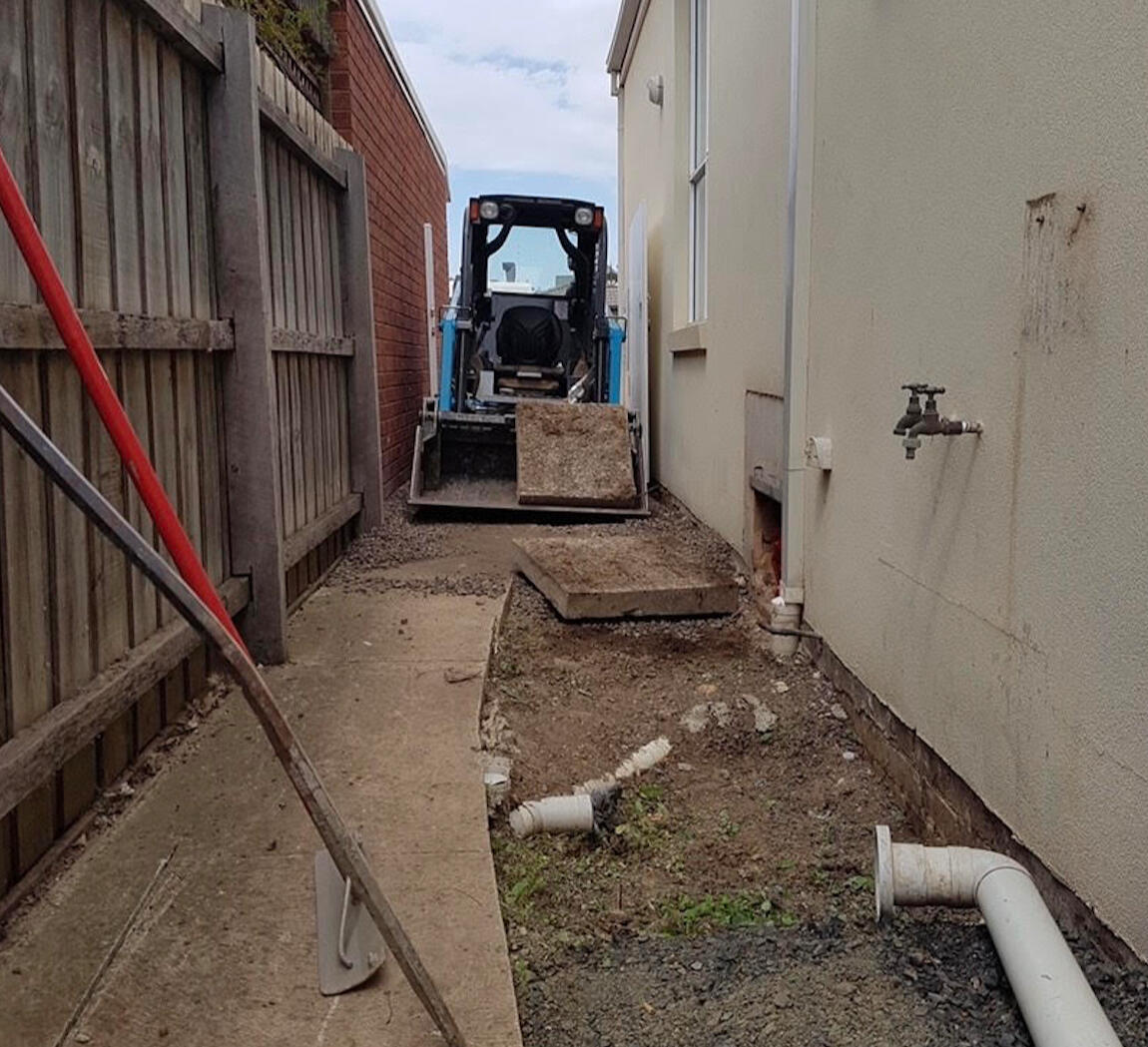 How to get rid of concrete Bobcat Hire